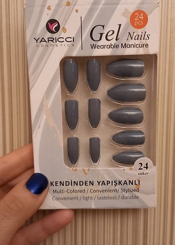 Diğer Yaricci Kendinden Yapışkanlı Gri Jel Tırnak Seti