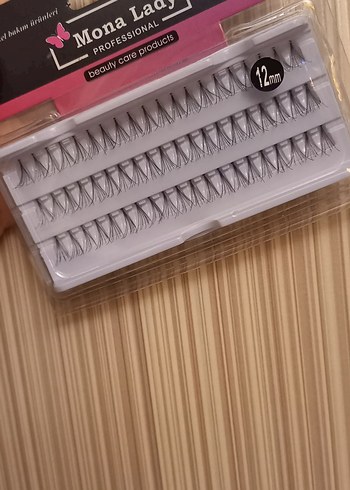 Diğer Mona Lady Profesyonel 12mm Kirpikler