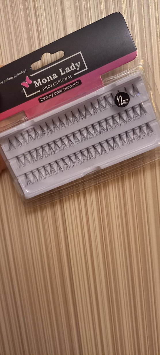 Mona Lady Profesyonel 12mm Kirpikler - Görsel 2
