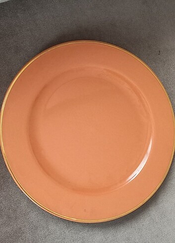  Beden turuncu Renk Servis tabağı
