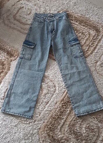 universal Beden Kargo kot pantolon
