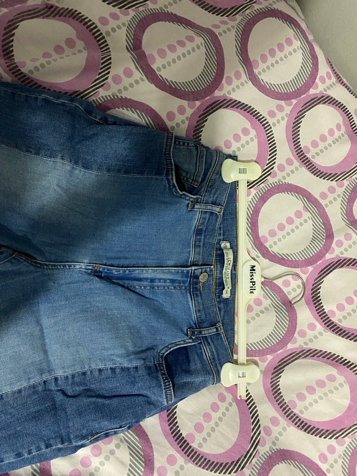 Kadın Mavi Regular Fit Midi Kot Pantolon - Görsel 3