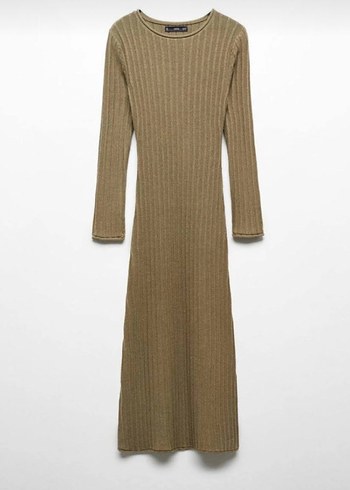 Siyah Uzun Kollu Dar Kesim Uzun Elbise - Görsel 13