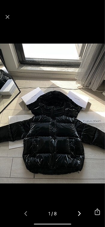 Calvin Klein CK PARLAK MONT OVERSİZE iadesiz satış