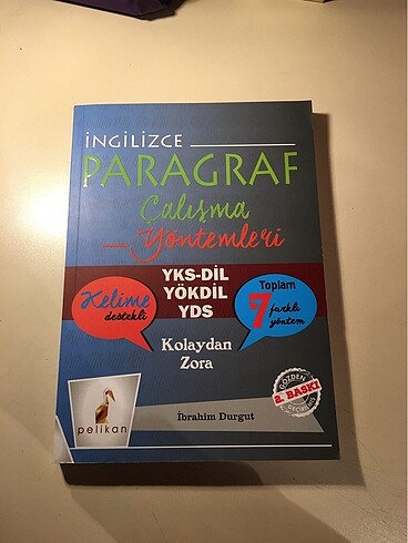 Pelikan Yayınları İngilizce Paragraf Çalışma Yöntemleri YKSDİL Y
