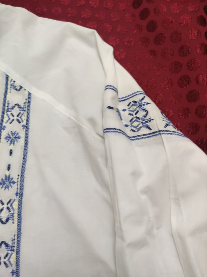 Gina Nakışlı Bohem Kadın Bluz - Görsel 5