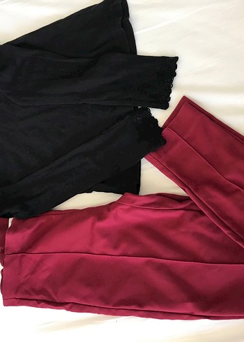 ipekyol Bordo Piliseli Kadın Kumaş Pantolon
