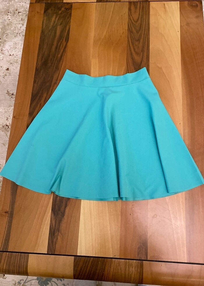 Turkuaz renk etek - Görsel 2