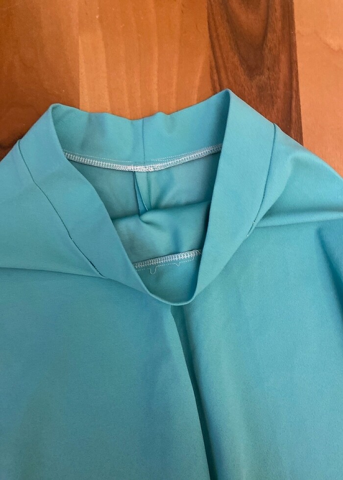 Turkuaz renk etek - Görsel 3