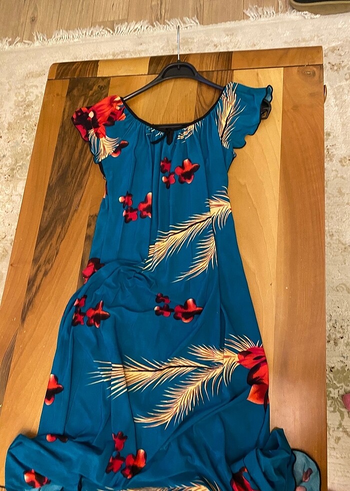 Uzun gecelik rengi yeşil - Görsel 2