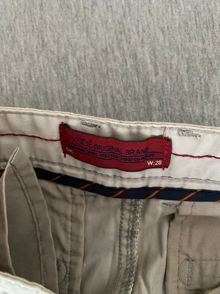 Bej Pamuklu Erkek Kemerli Regular Fit Pantolon - Görsel 5