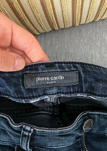 Pierre Cardin Erkek Gri Denim Regular Fit Midi Jean - Görsel 6