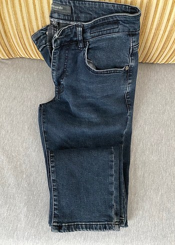 Pierre Cardin Erkek Gri Denim Regular Fit Midi Jean - Görsel 2