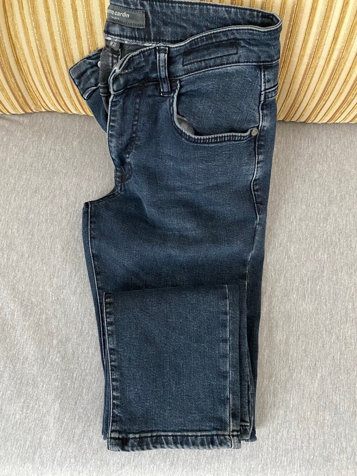Pierre Cardin Erkek Gri Denim Regular Fit Midi Jean - Görsel 2