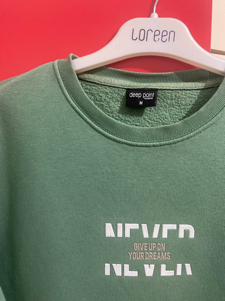 ÜÇ İPLİKLİ KALIN SWEATŞHORT - Görsel 2