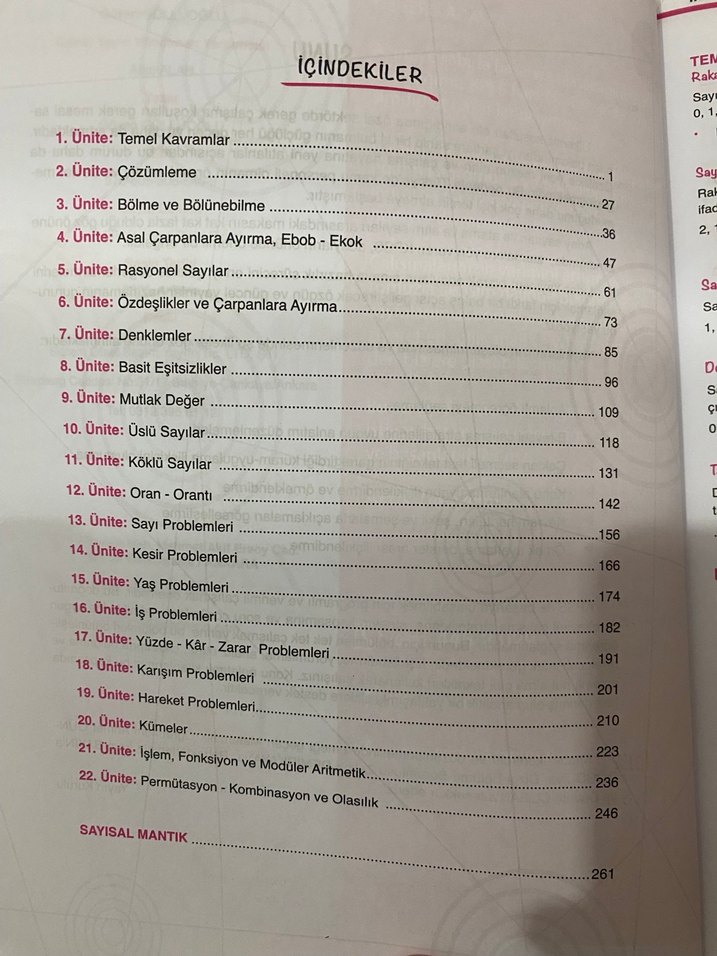 KPSS 2022 Matematik Sayısal Mantık Konu Kitabı - Görsel 2
