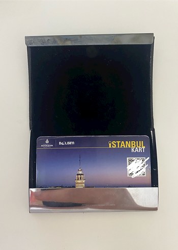 Parlak Siyah Minimalist  Kartlık - Görsel 6