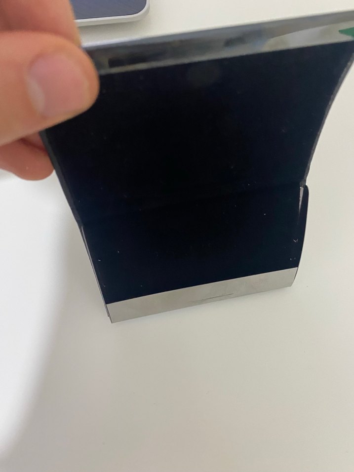 Parlak Siyah Minimalist  Kartlık - Görsel 2