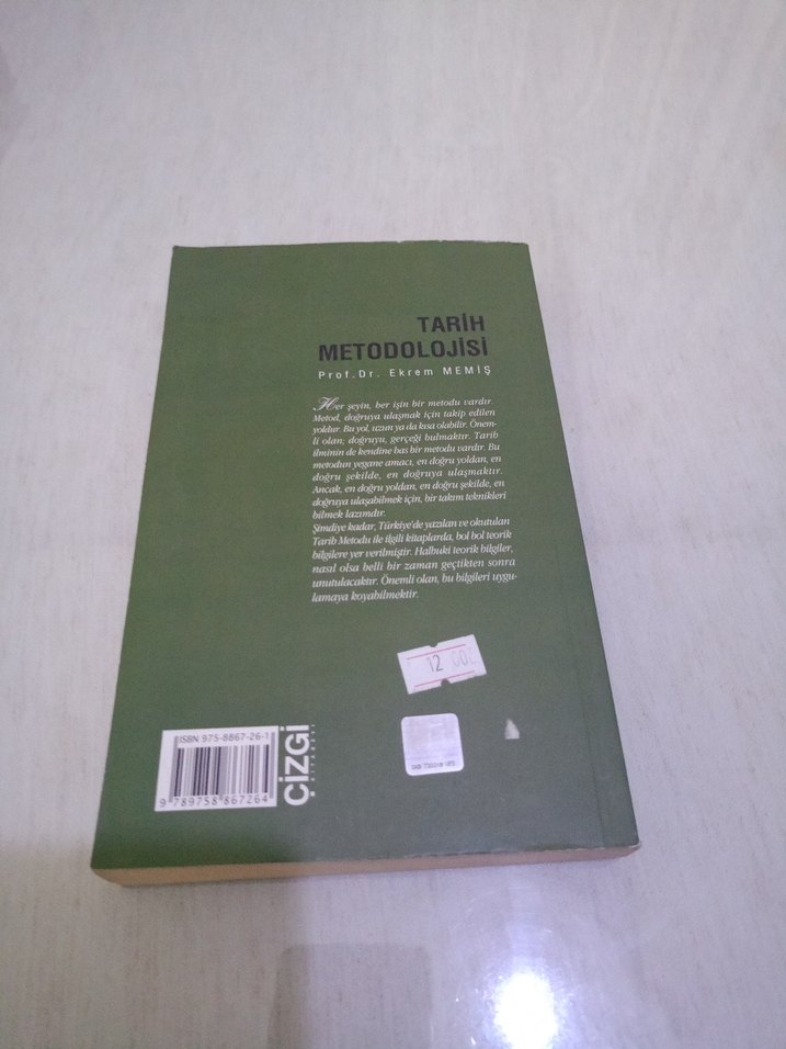 Tarih Metodolojisi Kitabı Prof.Dr. Ekrem Memiş - Görsel 2