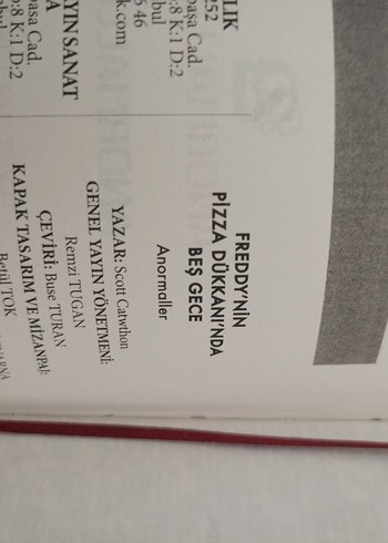 Freddy'nin Pizza Dükkanında Beş Gece - Anormaller ciltli - Görsel 4