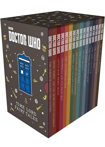 DR WHO KUTULU SET (16 adet Ciltli kitap) İNGİLİZCE
