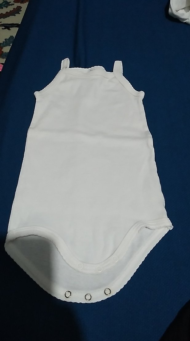 Beyaz Çocuk Atlet Body 3'lü Paket - Görsel 3