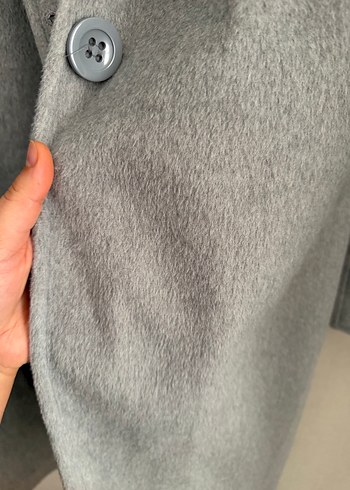 Gri Uzun Klasik Kaban - Görsel 4