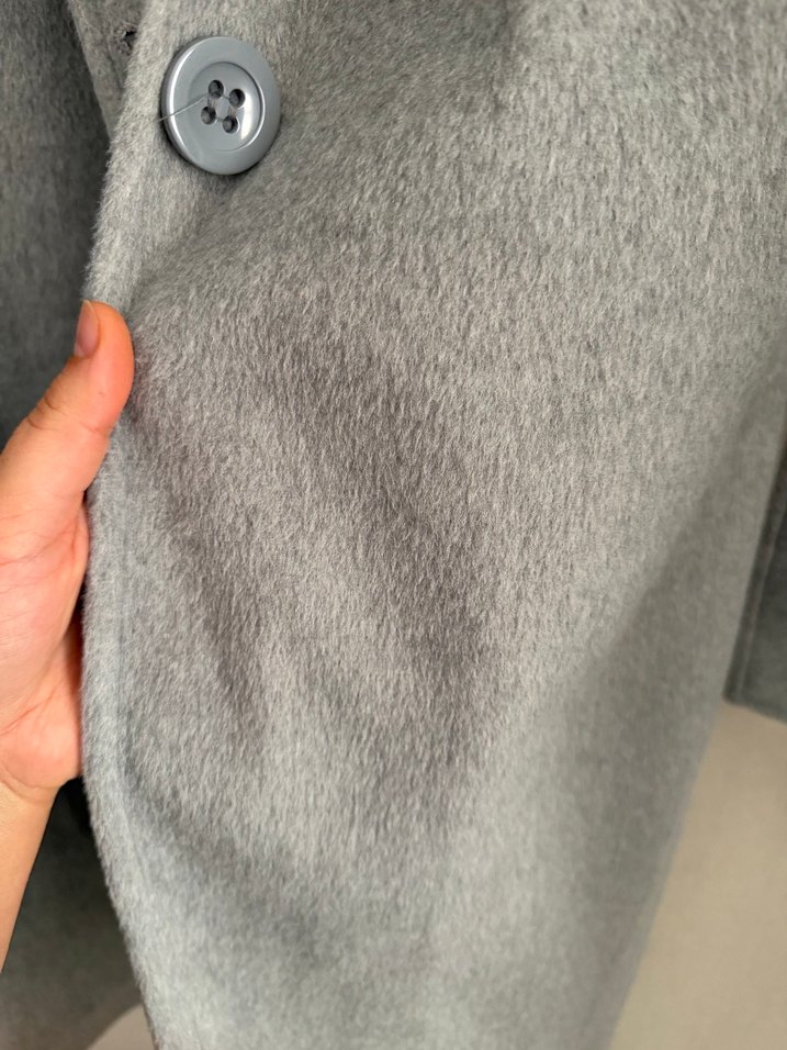 Gri Uzun Klasik Kaban - Görsel 4