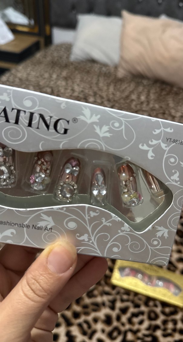 Renkli Taşlı Tırnak Süsleri OSYATING - Görsel 2