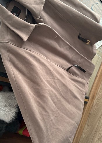 Kahverengi Kadın Kaban - Görsel 2