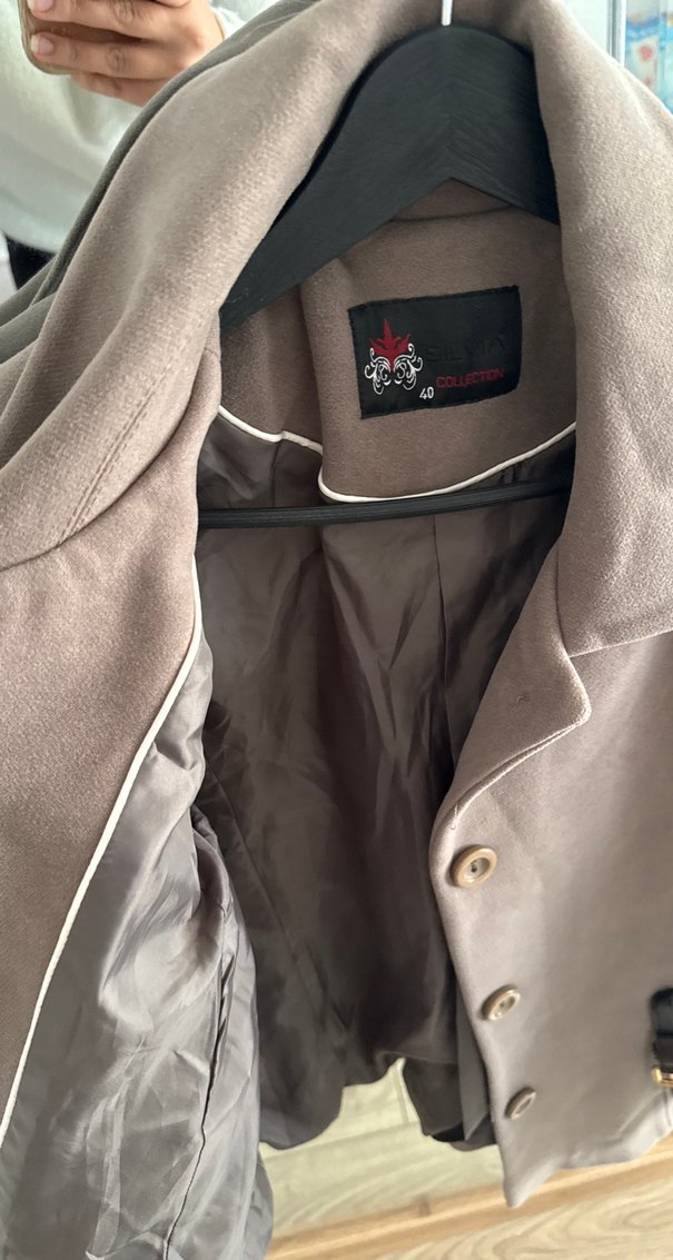 Kahverengi Kadın Kaban - Görsel 3