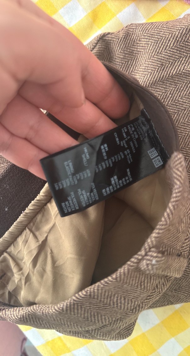 Kadın Kahverengi düz Kesim Kumaş Pantolon - Görsel 2