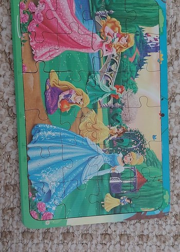 Çocuklar için Prenses Temalı Puzzle 24 parca - Görsel 2