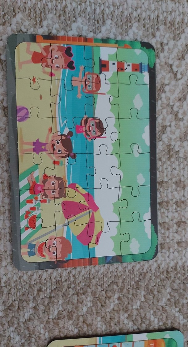 Çocuklar için renkli 24 parçalı yapboz - Görsel 3