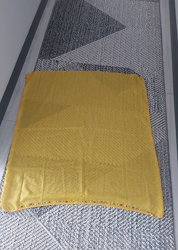 Parlak Sarı Bohem Kadın Şal - Görsel 4