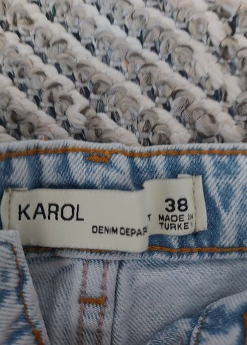 Mavi etekli pantolon şort - Görsel 6