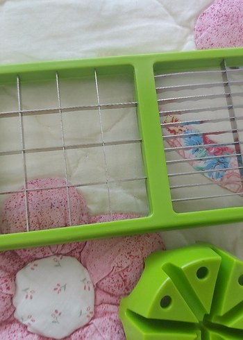 Yeşil Renkli Plastik Mutfak Dilimleyiciler Seti - Görsel 9