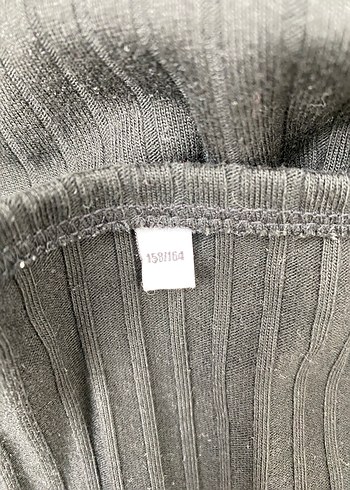 Düğmeli Siyah Triko Midi Elbise - Görsel 4