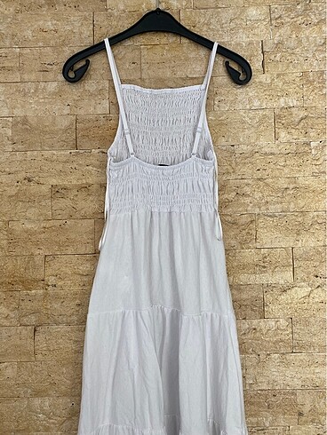 xs Beden beyaz Renk Stradivarius elbise