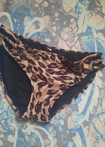 Diğer Kadın Leopar Desenli Bikini Altı