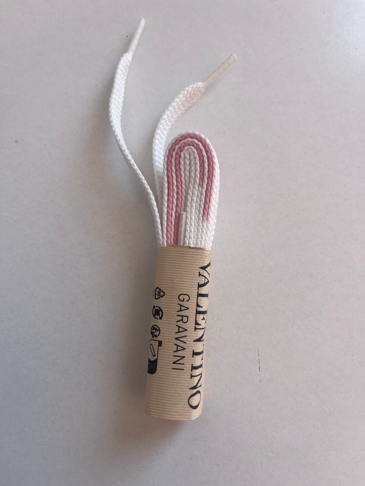 Valentino Pembe Pastel  Ayakkabı Bağcığı - Görsel 4