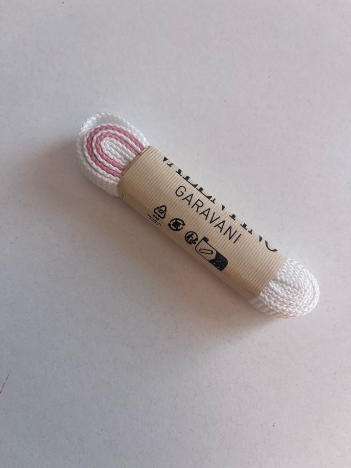 Valentino Pembe Pastel  Ayakkabı Bağcığı - Görsel 2