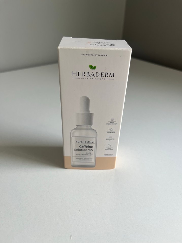 Herbaderm Kafein Çözeltisi %5 göz altı bakım serumu - Görsel 2