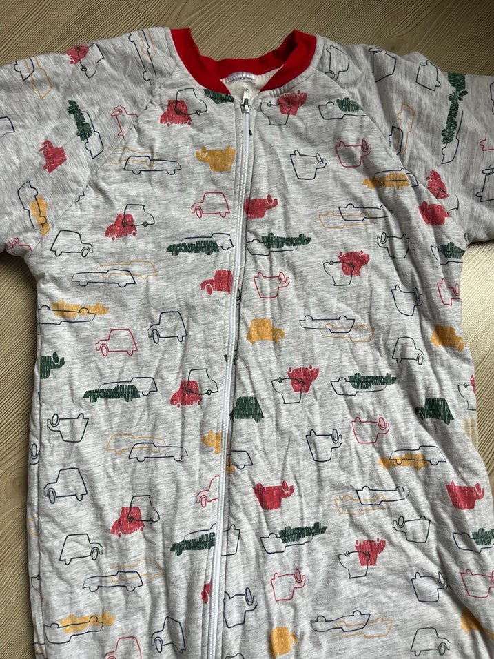 Renkli Desenli Fermuarlı Bebek uyku  Tulumu - Görsel 2