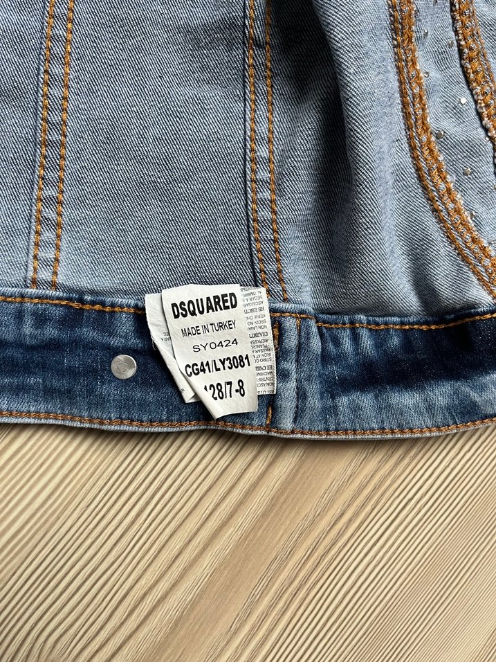 Kız Çocuk Kolsuz Kot Ceket  7/8 Yaş - Görsel 5