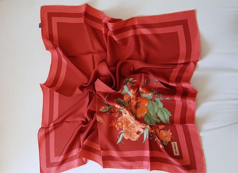 Frey ferrace ipek twill eşarp - Görsel 5