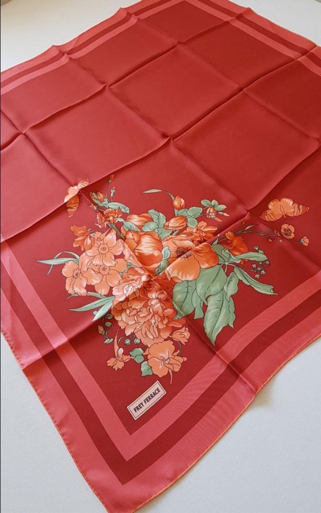 Frey ferrace ipek twill eşarp - Görsel 4