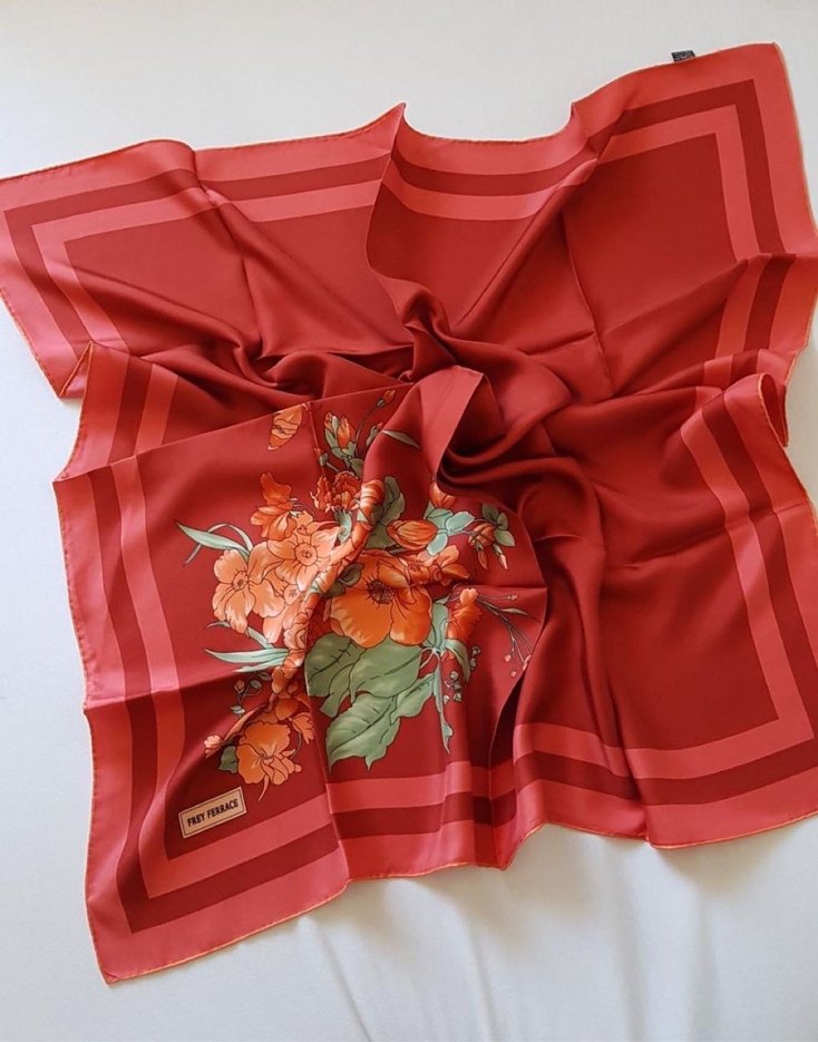 Frey ferrace ipek twill eşarp - Görsel 3