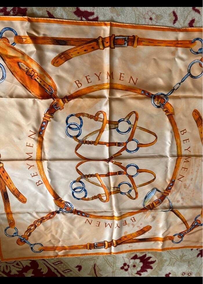 Beymen ipek twill eşarp - Görsel 4
