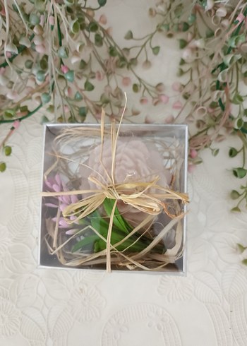 Beden çeşitli Renk Pembe Dekoratif Mum Seti